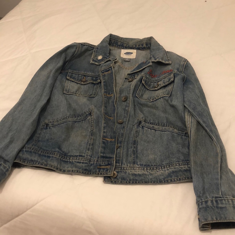 Old Navy demon jacket with cute embellish